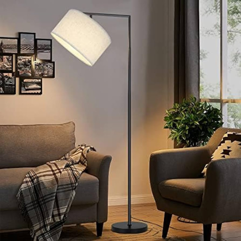 ZMH Stehlampe Modern Wohnzimmer Stehleuchte: bogenlampe Leselampe